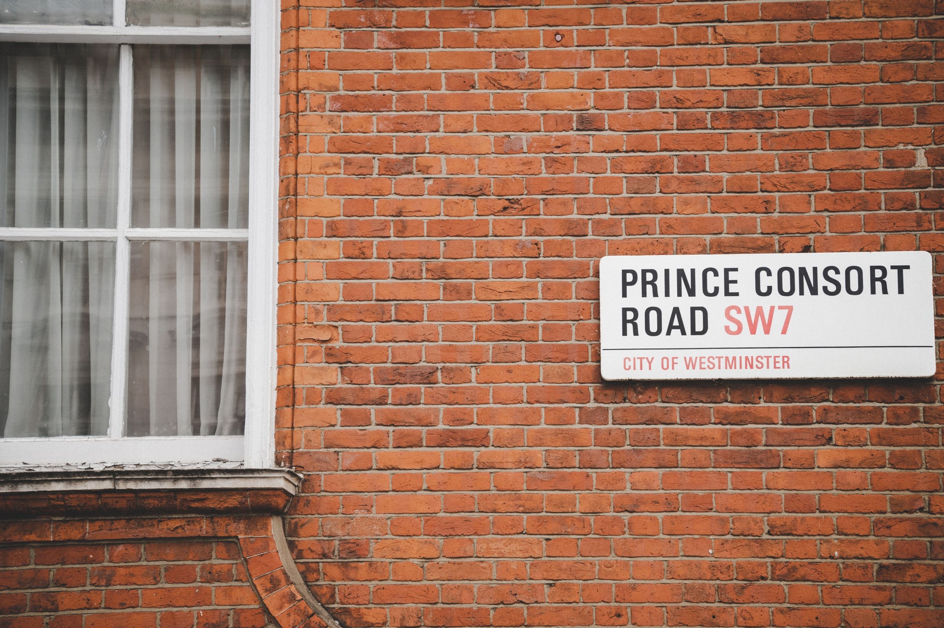 Road Sign. London - England.